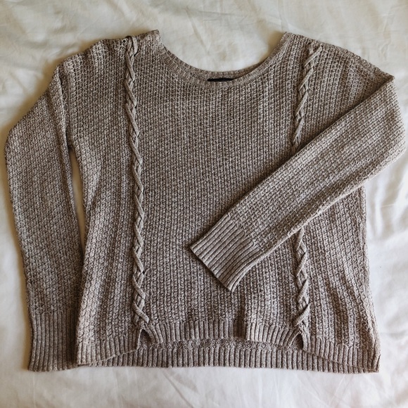 American Eagle Braided Sweater - Picture 2 of 4